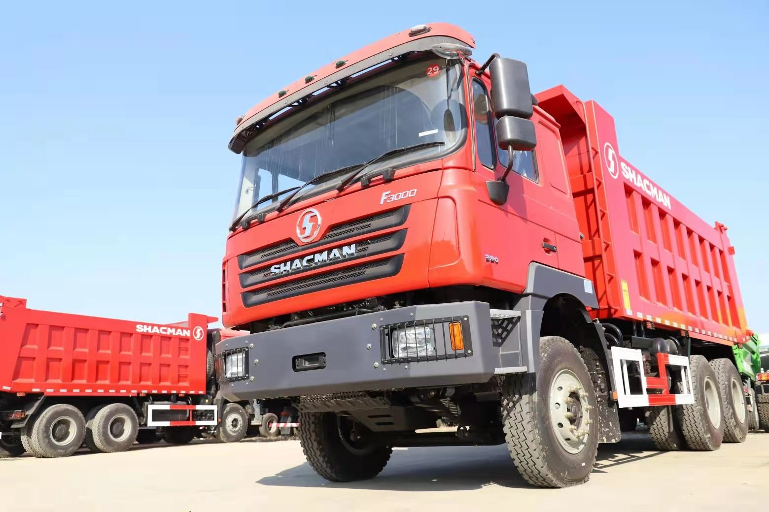 Shacman China Factory F3000 6x4 camión volquete de 10 ruedas Buen rendimiento